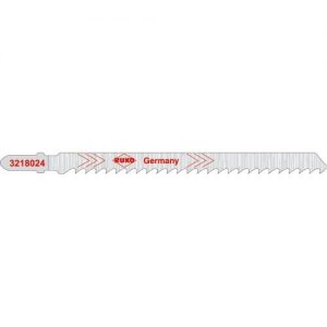 Ruko-3218024-Pack de 5 sierras de calar HCS acero 132 mm (Equivalencia Bosch T 301 DL)