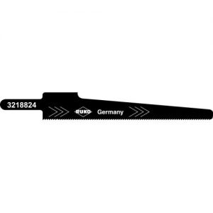 Ruko-3218832-Pack de 5 sierras de calar acero de corte ultra rápido para sierras neumáticas de carrocería, 96 mm (paso 0,8 mm)