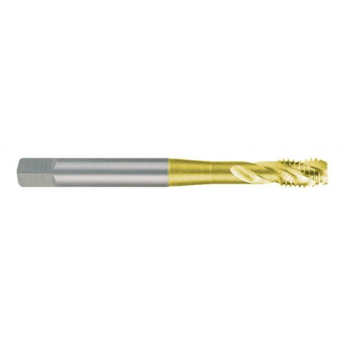 Ruko-234040T-Macho de roscar para máquinas M DIN 371 HSS-TiN rectificado tipo C. Rosca M 4