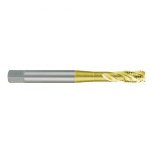 Ruko-234050T-Macho de roscar para máquinas M DIN 371 HSS-TiN rectificado tipo C. Rosca M 5
